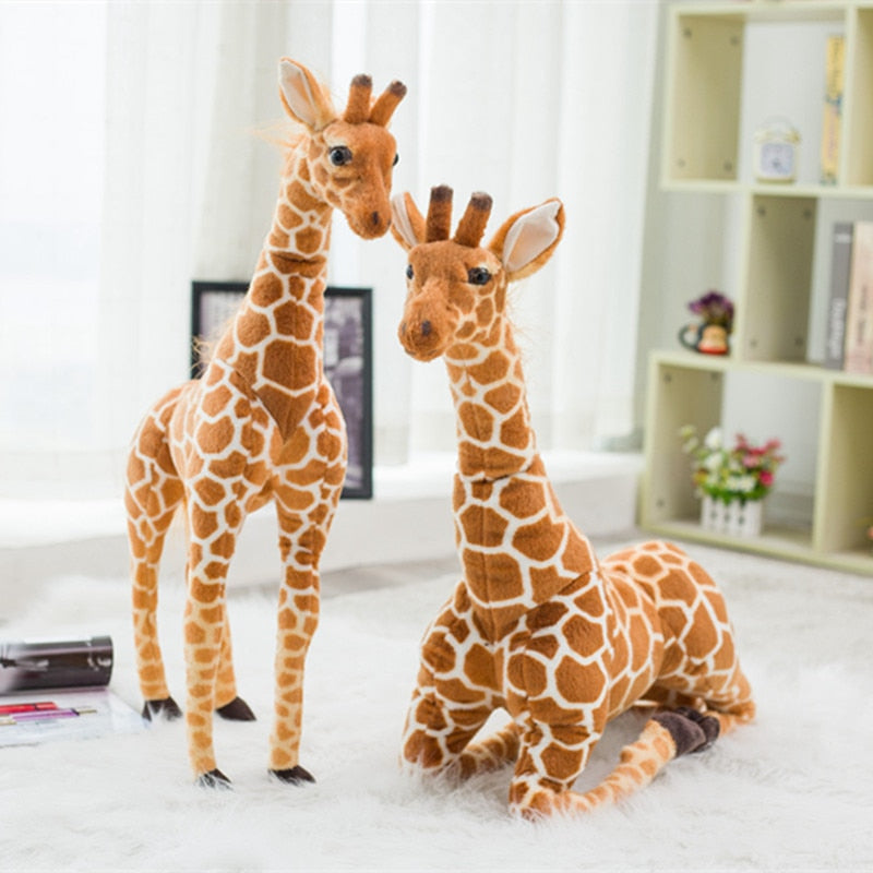 Huge Real-Life Simulation Giraffe Doll