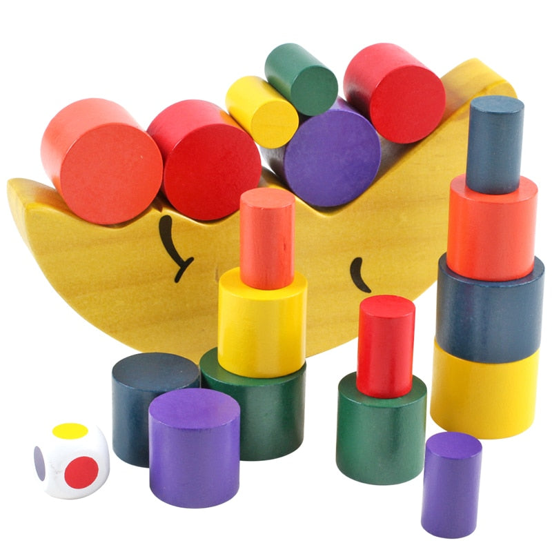 Montessori Wood Moon Balance Game