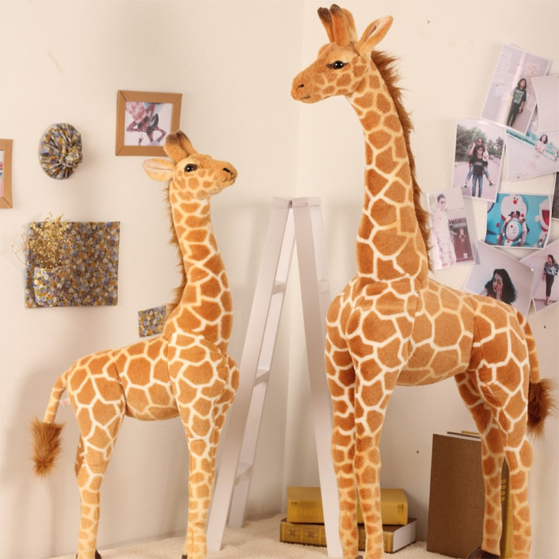 Huge Real-Life Simulation Giraffe Doll