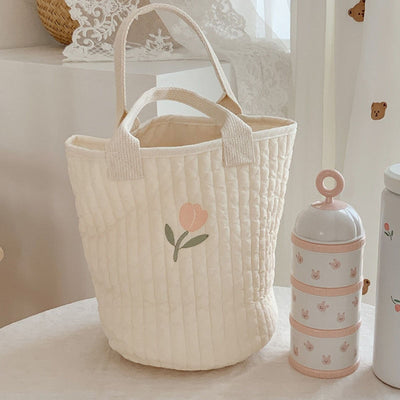 Embroidered Storage Cotton Bag