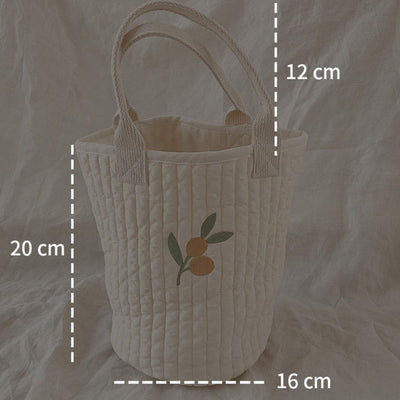 Embroidered Storage Cotton Bag