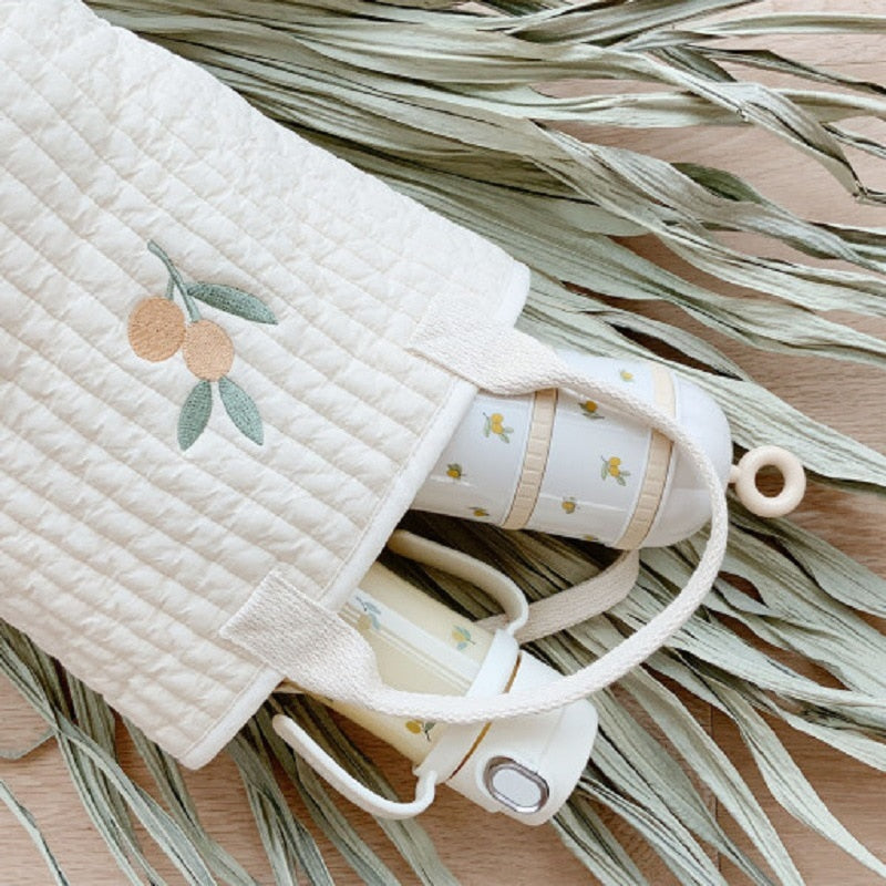 Embroidered Storage Cotton Bag