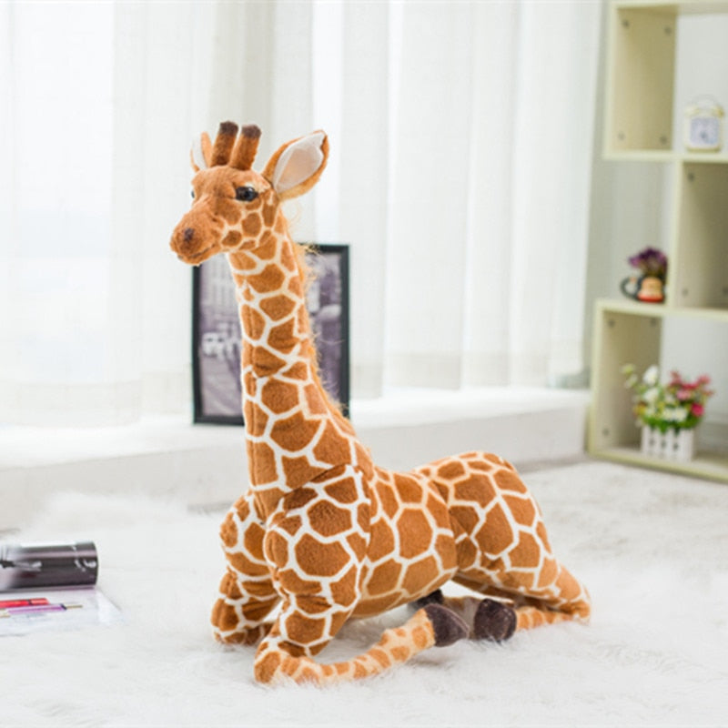 Huge Real-Life Simulation Giraffe Doll