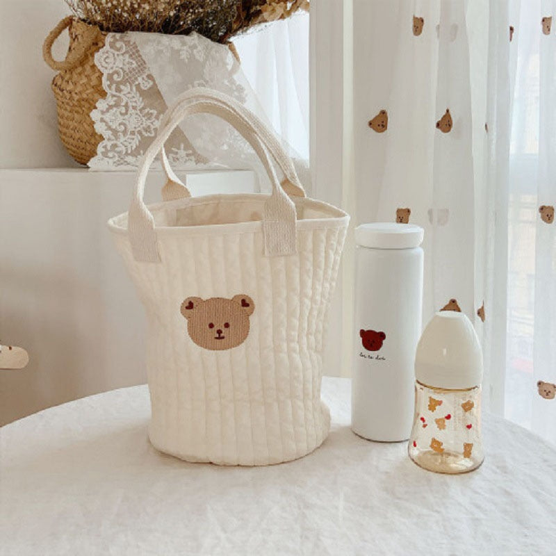 Embroidered Storage Cotton Bag