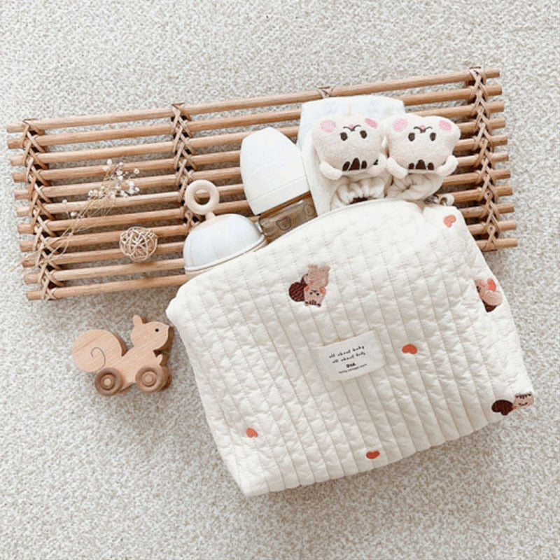 Animal Embroidery Cart Bag