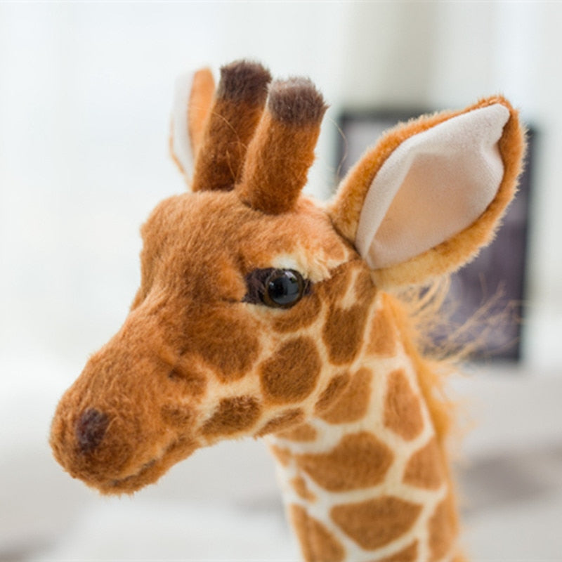 Huge Real-Life Simulation Giraffe Doll