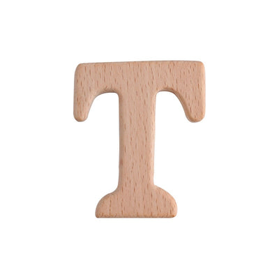 Natural Beech English Letter Wood Toys