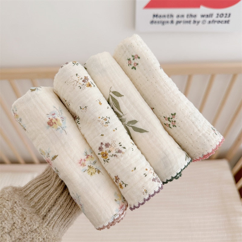 Cotton Gauze Baby Washcloth