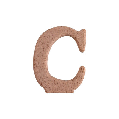 Natural Beech English Letter Wood Toys