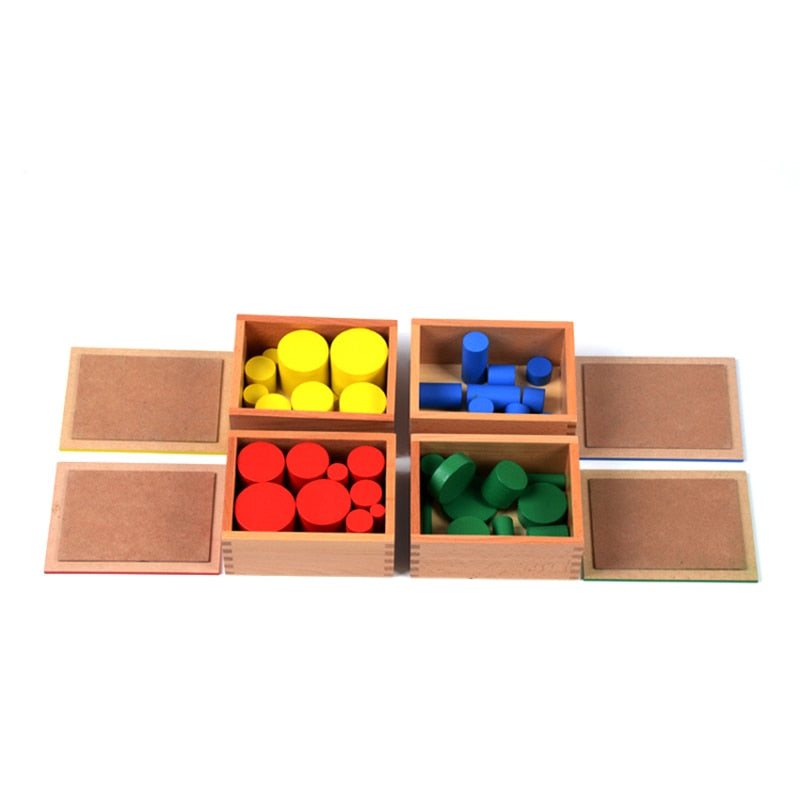 Montessori Wooden Cylinder Set Toys