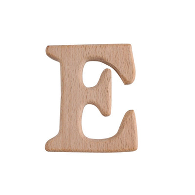 Natural Beech English Letter Wood Toys