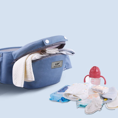 Baby Carrier Waist Stool With Storage Bag + Kangaroo Shoulder Swaddle