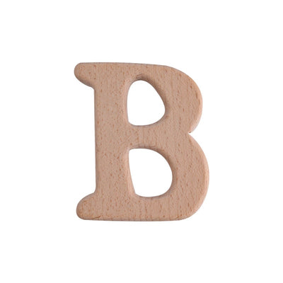 Natural Beech English Letter Wood Toys