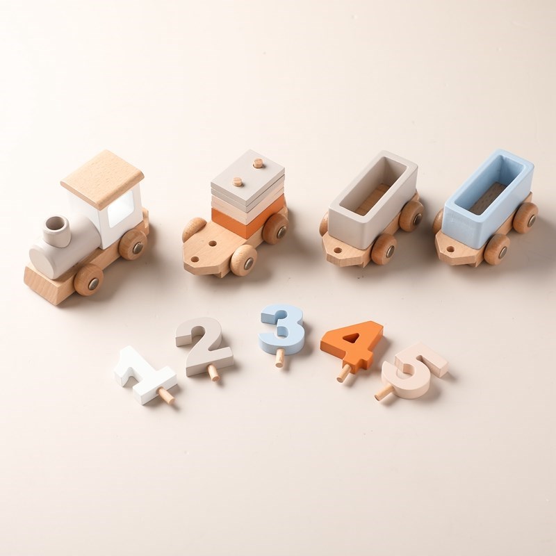 Montessori Toys Wooden Train