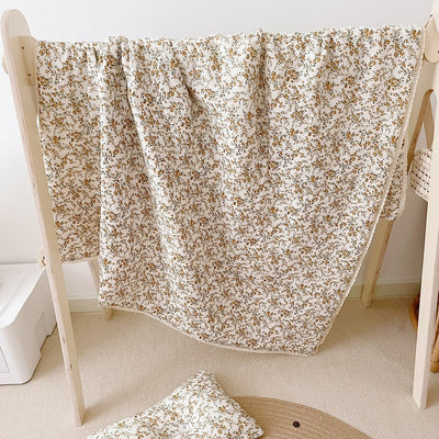 Floral Muslin Cover for Baby Bedding Quilts