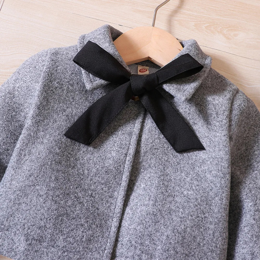 Bow Fleece Coat, Tank Top Dress and Beret