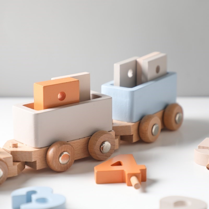 Montessori Toys Wooden Train