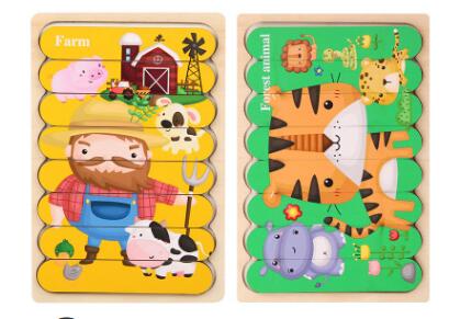 Double Sided Strip 3D Puzzles