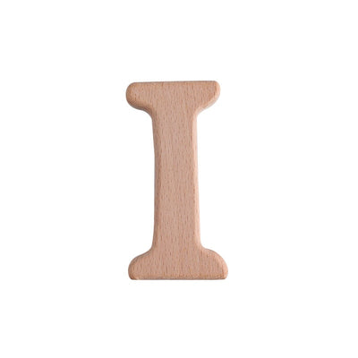 Natural Beech English Letter Wood Toys