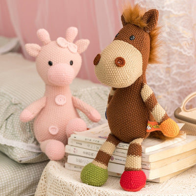 Woolen Animals Cotton Knitted Doll