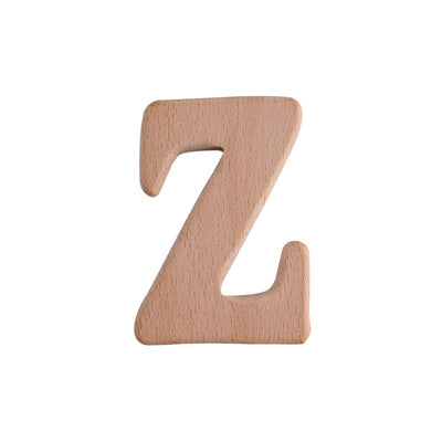 Natural Beech English Letter Wood Toys