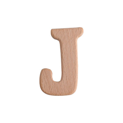 Natural Beech English Letter Wood Toys