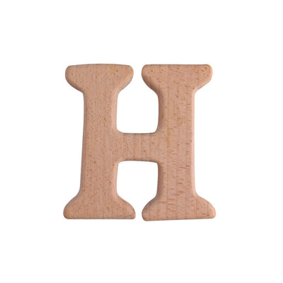 Natural Beech English Letter Wood Toys