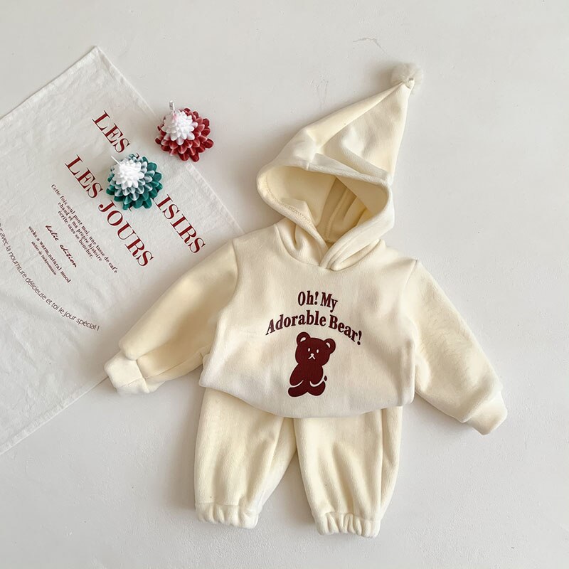 Baby Clothing Set Fur Lining