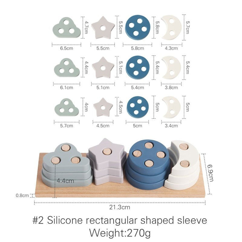 Montessori Matching Blocks Toys