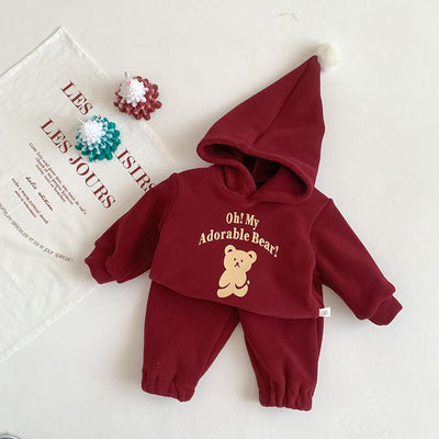 Baby Clothing Set Fur Lining