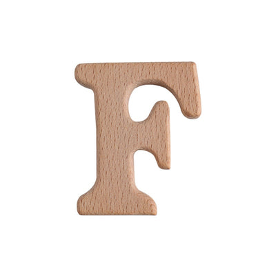 Natural Beech English Letter Wood Toys