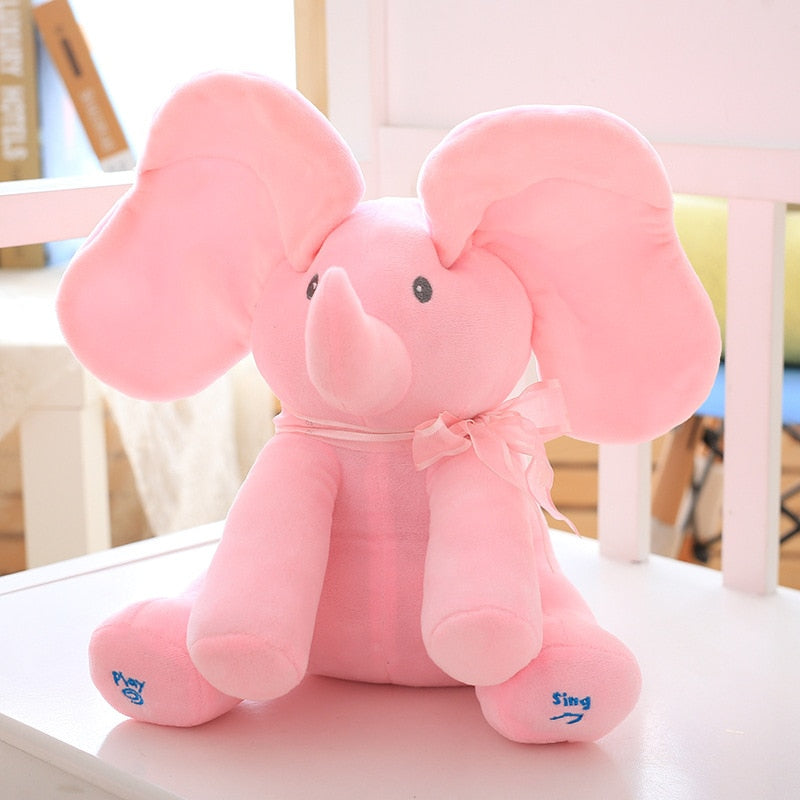 PEEK-A-BOO Electric Plush Stuffed Animals Toys with Sounds