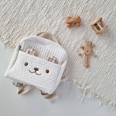 Embroidered Bear Storage Bag