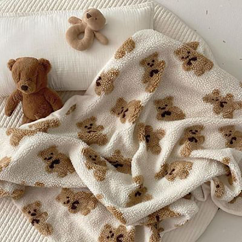 Warm Lamb Wool Newborn Blanket