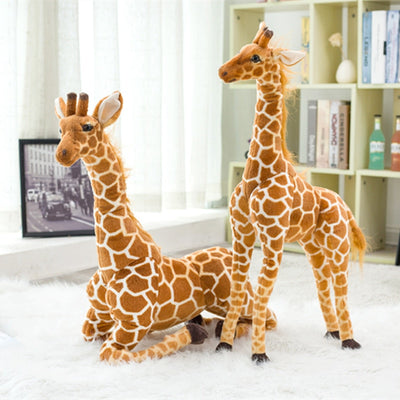 Huge Real-Life Simulation Giraffe Doll